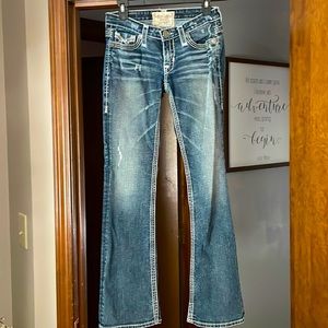 Distressed Liv Boot Jeans